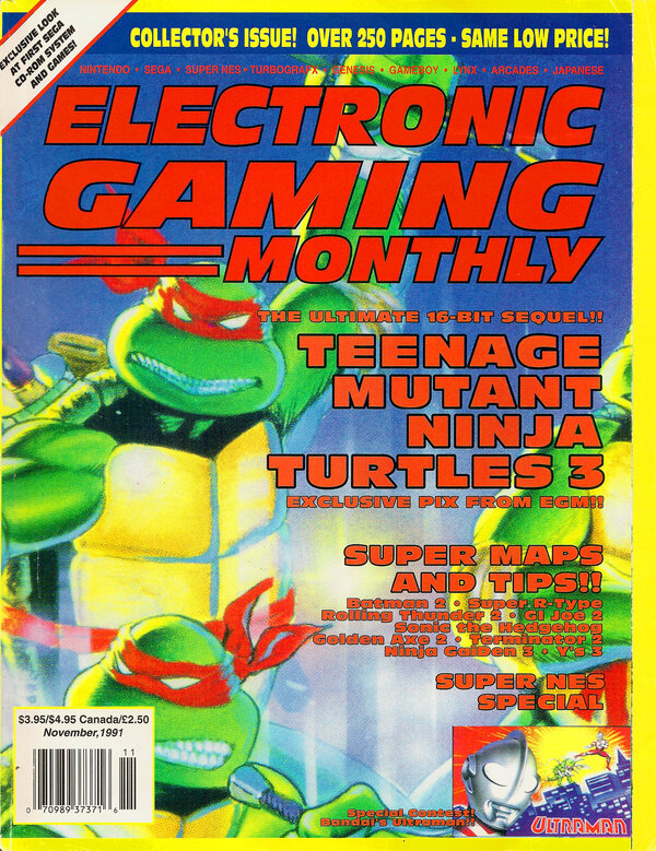 Electronic Gaming Monthly Issue 28 (November 1991) cover
